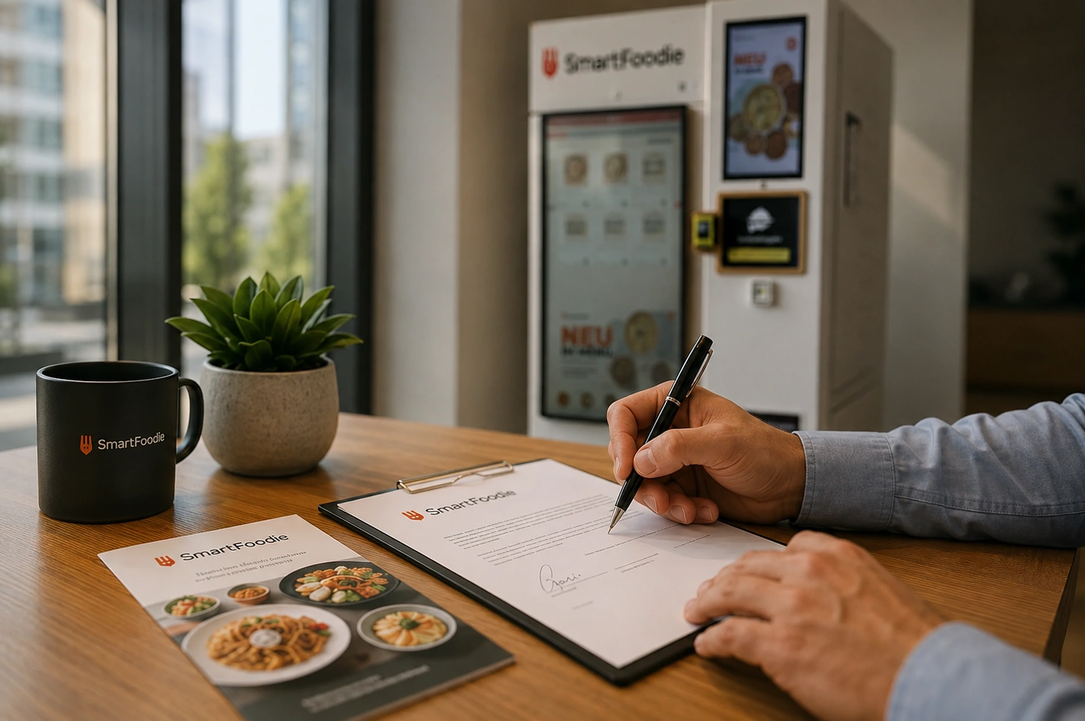 Abstimmung der Versorgung und Serviceprozesse für einen SmartFoodie Standort