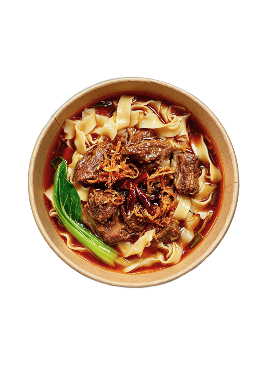 Geschmorte Rindfleisch-Nudeln (ohne Suppe)